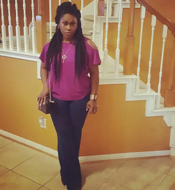 Stunning Mum! Uche Jombo Rodriguez steps out in style for an event
